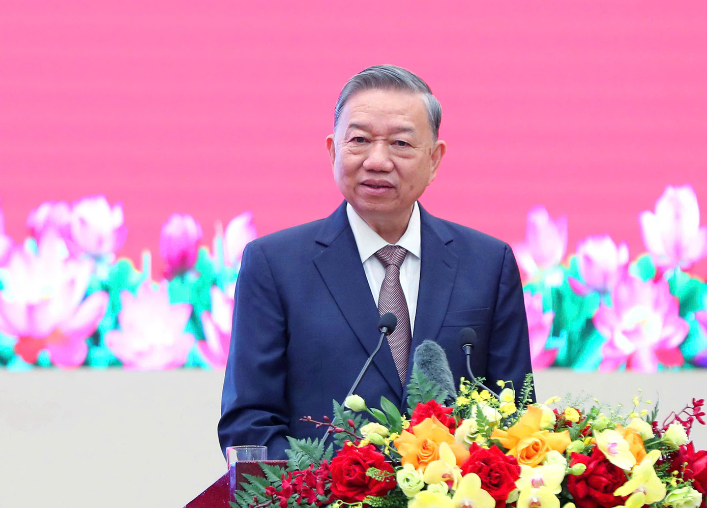 Tổng Bí thư Tô Lâm phát biểu tại hội nghị. Ảnh: Trần Huấn. Tổng Bí thư Tô Lâm phát biểu tại hội nghị. Ảnh: Trần Huấn.