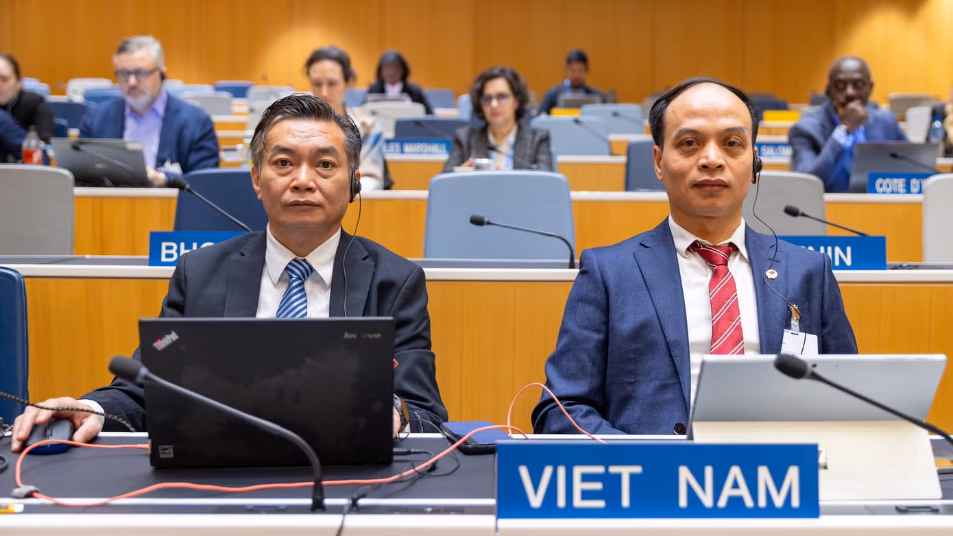 Đại diện Việt Nam tham dự phiên họp SCCR/45. Đại diện Việt Nam tham dự phiên họp SCCR/45.