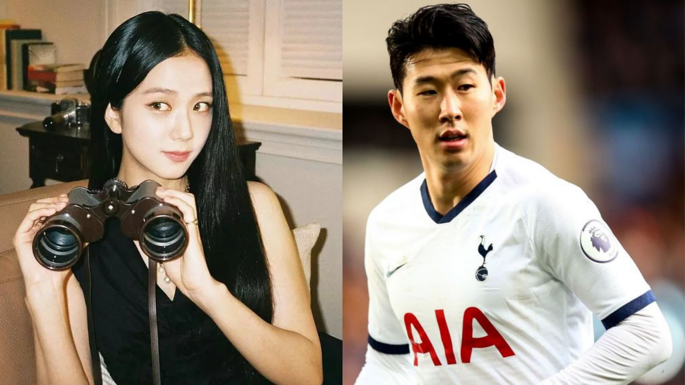 Jisoo vướng tin đồn hẹn hò cầu thủ Son Heung Min.