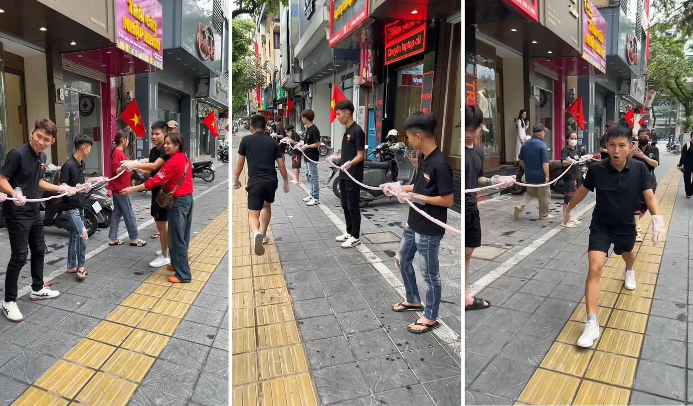 Bộ lòng siêu dài gây tranh cãi.