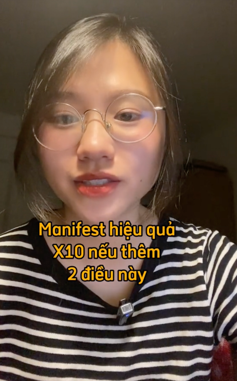 "Manifest" là cụm từ thường xuyên xuất hiện trên TikTok. "Manifest" là cụm từ thường xuyên xuất hiện trên TikTok.