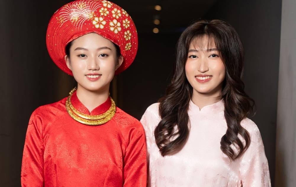 Hai chị em Mai Mỹ Ngân - Mai Cát Vi vào vai cô dâu ma.