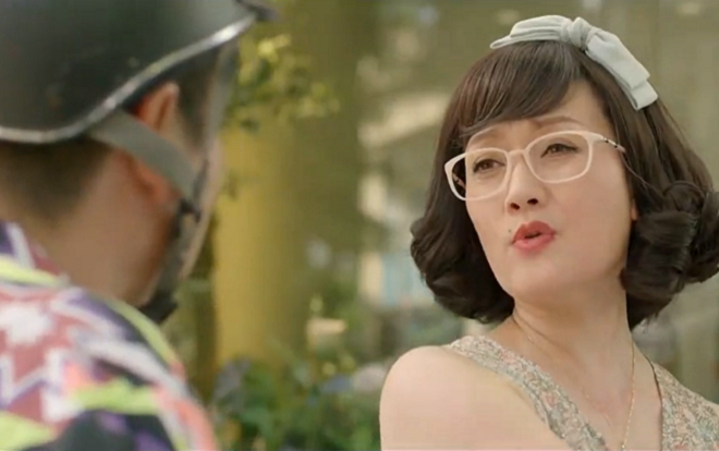 Nhân vật Diễm màu mè, điệu đà trong Ghét thì yêu thôi.