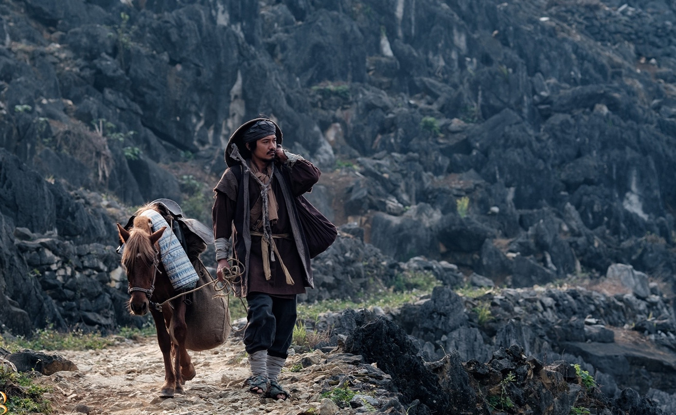 Cảnh núi rừng trong phim Tết ở làng Địa Ngục.