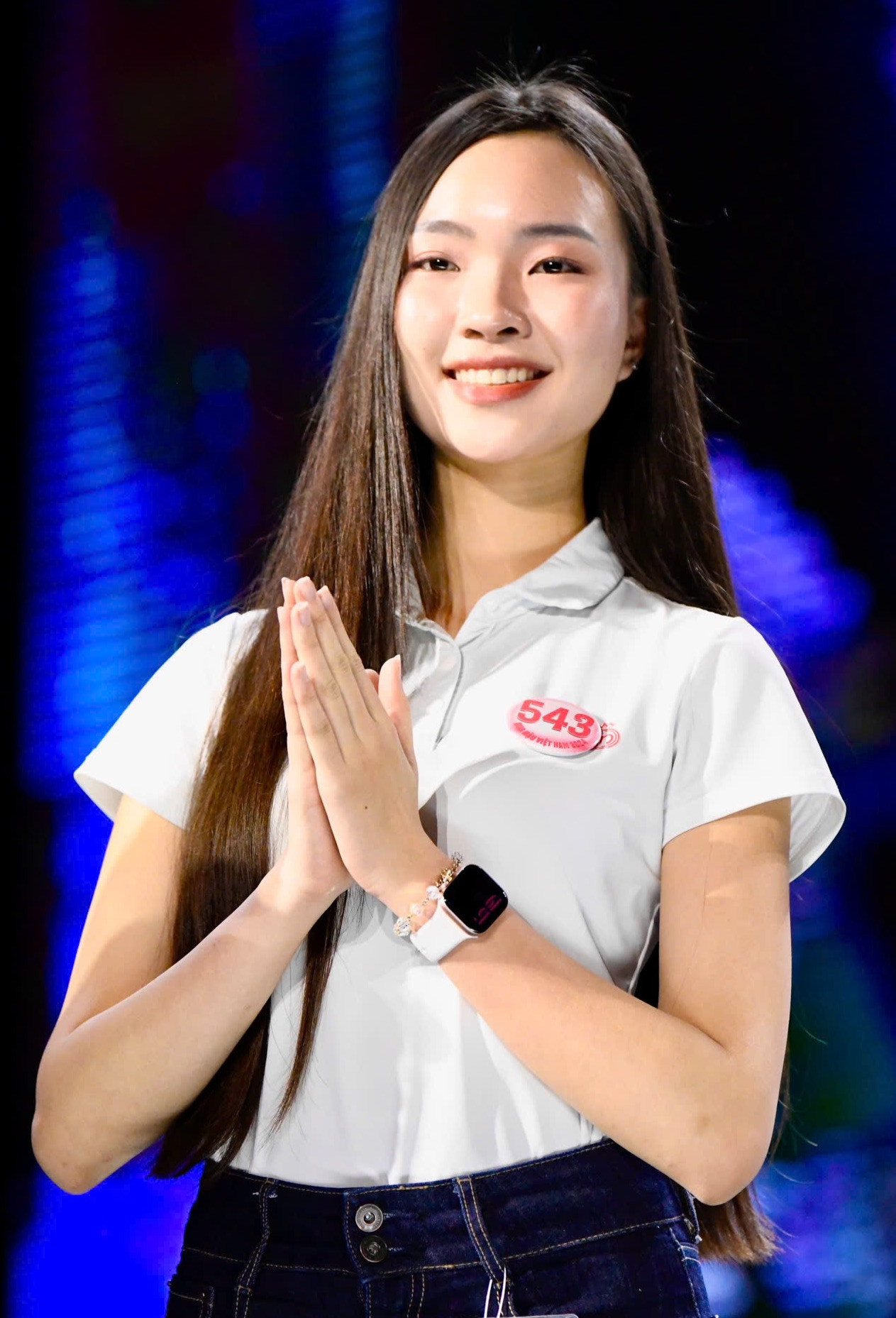 Trong đêm chung khảo, thí sinh trình diễn trang phục áo dài, bikini và váy dạ hội. Các cô gái cũng đồng diễn trên nền nhạc một ca khúc được sáng tác riêng cho Hoa hậu Việt Nam 2024.