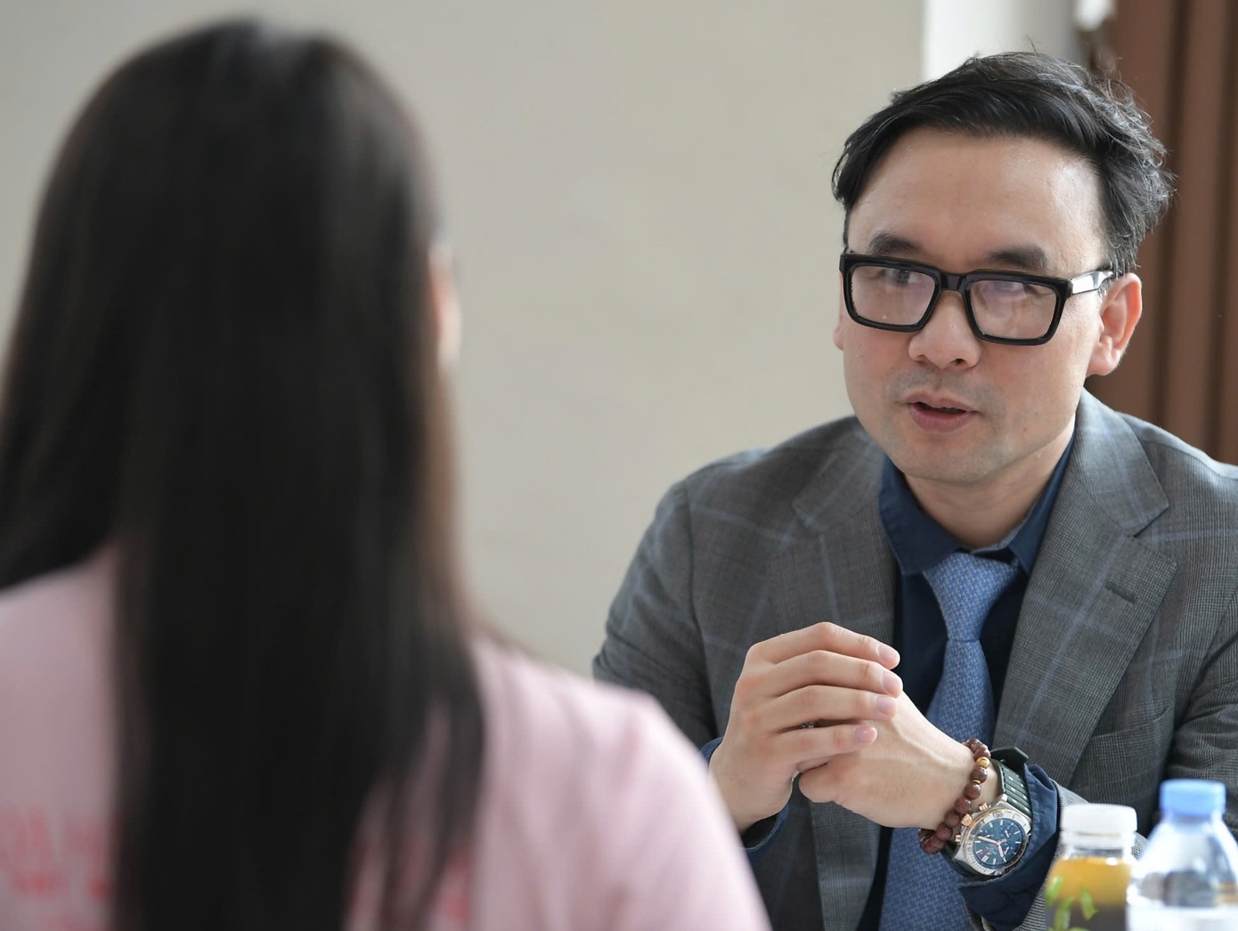 PGS.TS Nguyễn Việt Khôi - Phó Hiệu trưởng Trường Khoa học liên ngành và Nghệ thuật - Đại học Quốc gia Hà Nội - lần đầu đảm nhận vai trò giám khảo Hoa hậu Việt Nam.