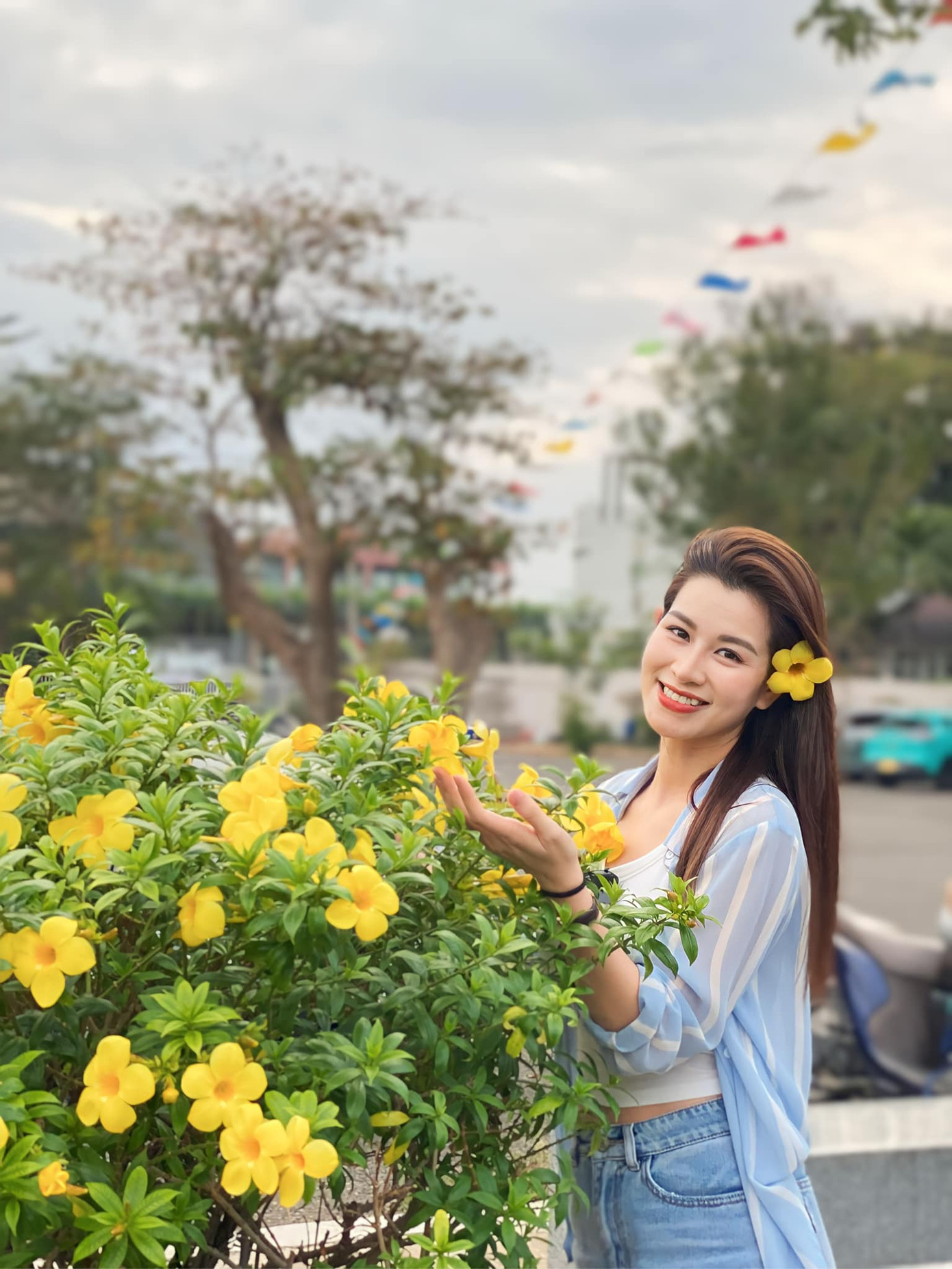 Nữ diễn viên quê Tuyên Quang có nét diễn đa dạng, linh hoạt. Em trai của cô cũng là diễn viên trẻ triển vọng của phim truyền hình phía Bắc thời gian gần đây.