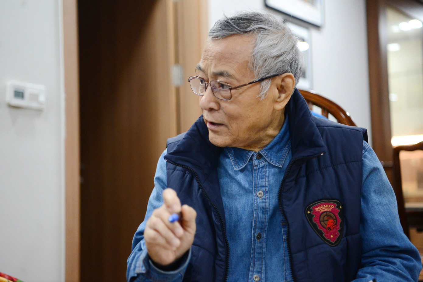 Nhạc sĩ Đặng Hoành Loan là nhà nghiên cứu âm nhạc nổi tiếng. Ảnh: Lê Huy.