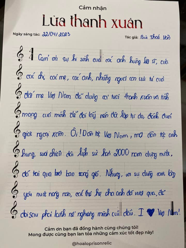 Du khách ghi lại cảm nhận khi tham gia Đêm thiêng liêng 3: Lửa thanh xuân.