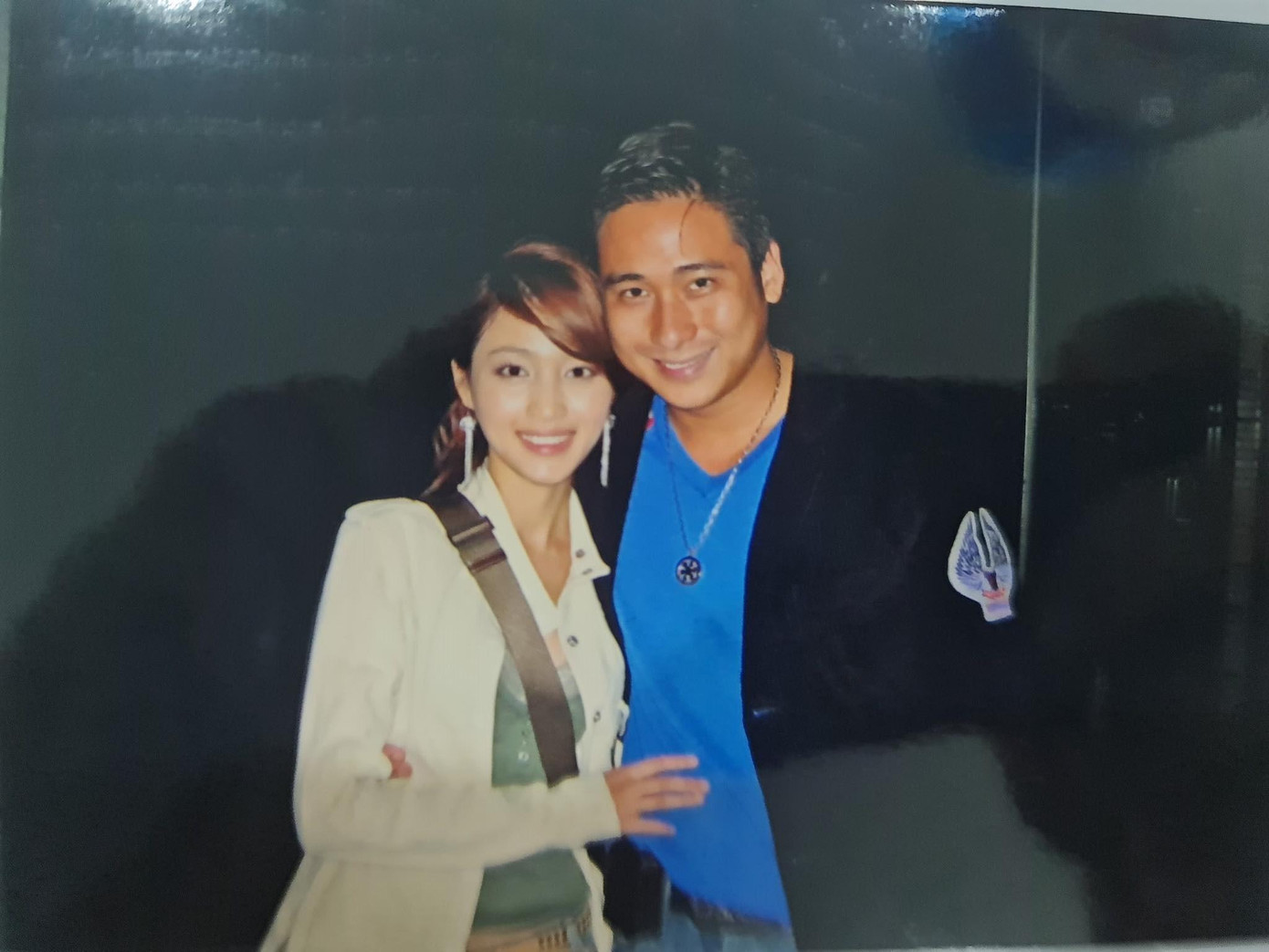 Cả hai thân thiết trong quá trình làm phim.