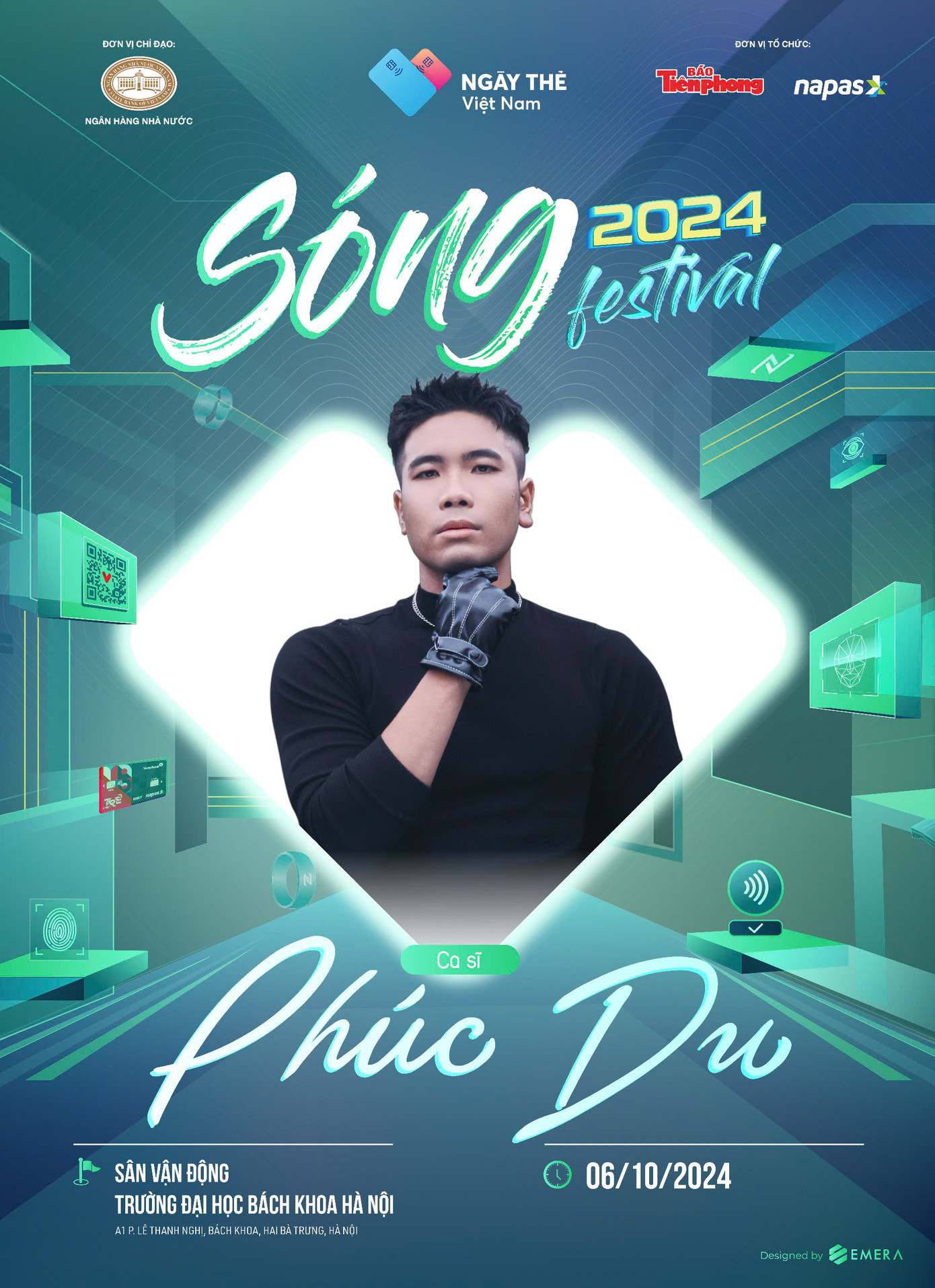 Phúc Du là một trong số những nghệ sĩ đình đám góp giọng ở Ngày thẻ Việt Nam 2024 - Sóng Festival. Rapper sẽ tham gia sự kiện ngày 6/10.