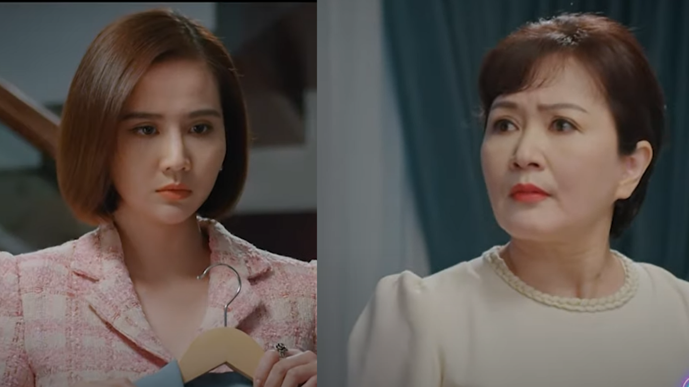 Vân Trang và mẹ ruột đối đầu căng thẳng.