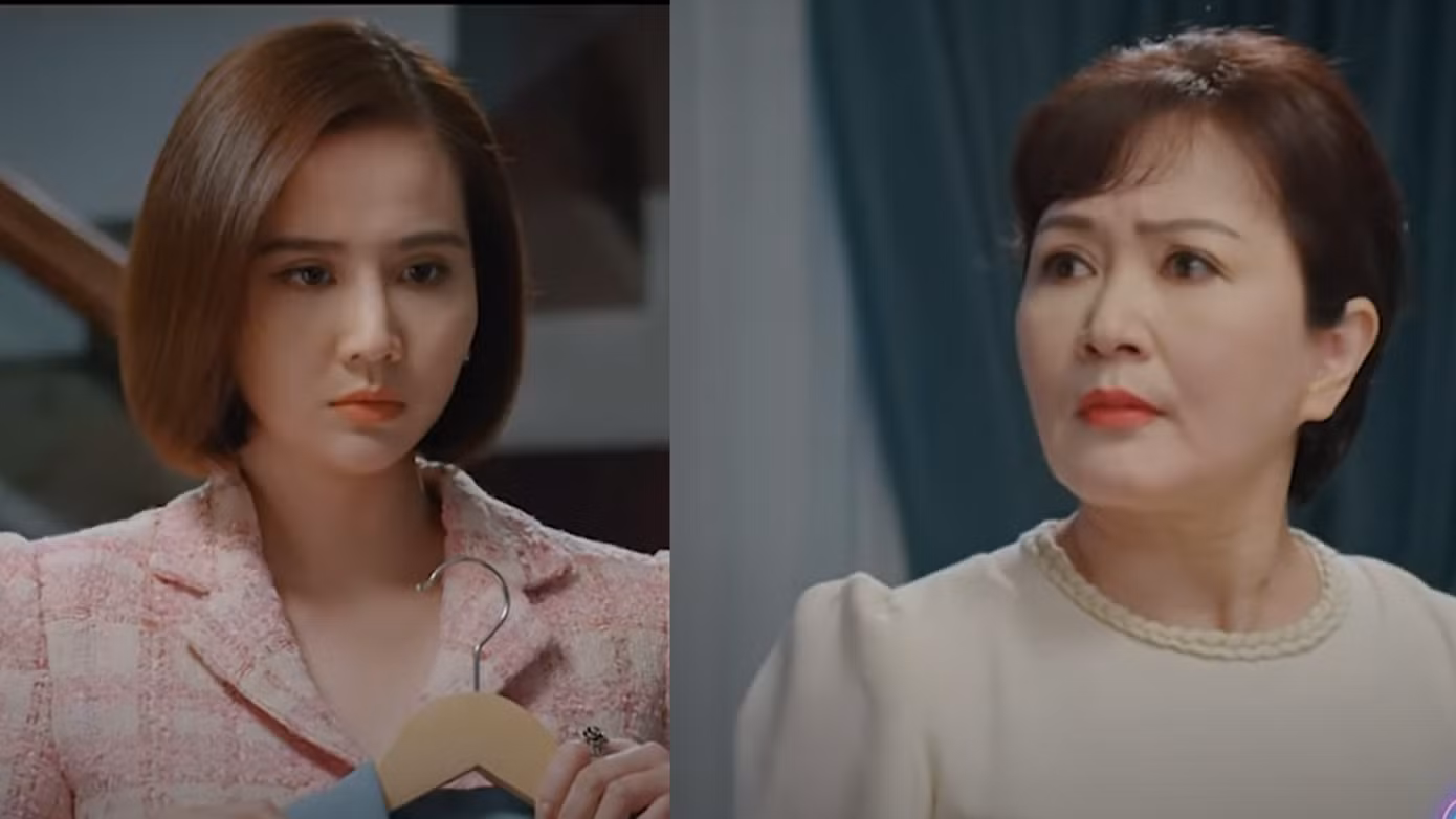 Vân Trang và mẹ ruột đối đầu căng thẳng.