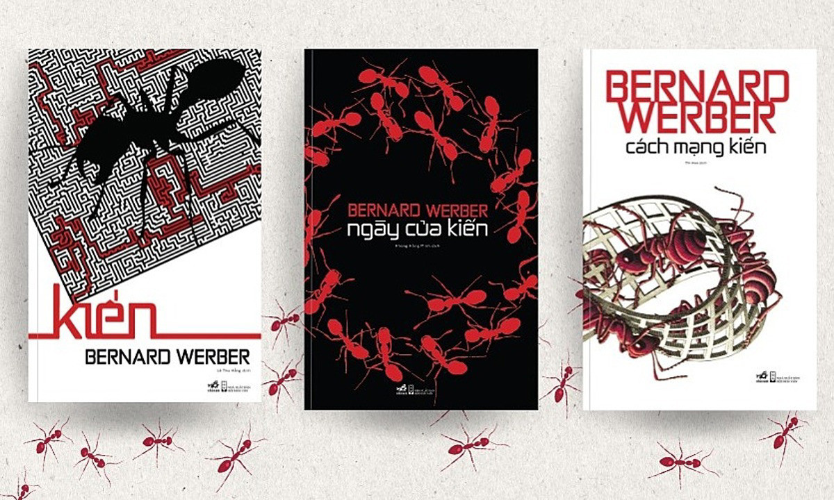 Ba tác phẩm về kiến được dịch ra hơn 30 thứ tiếng.