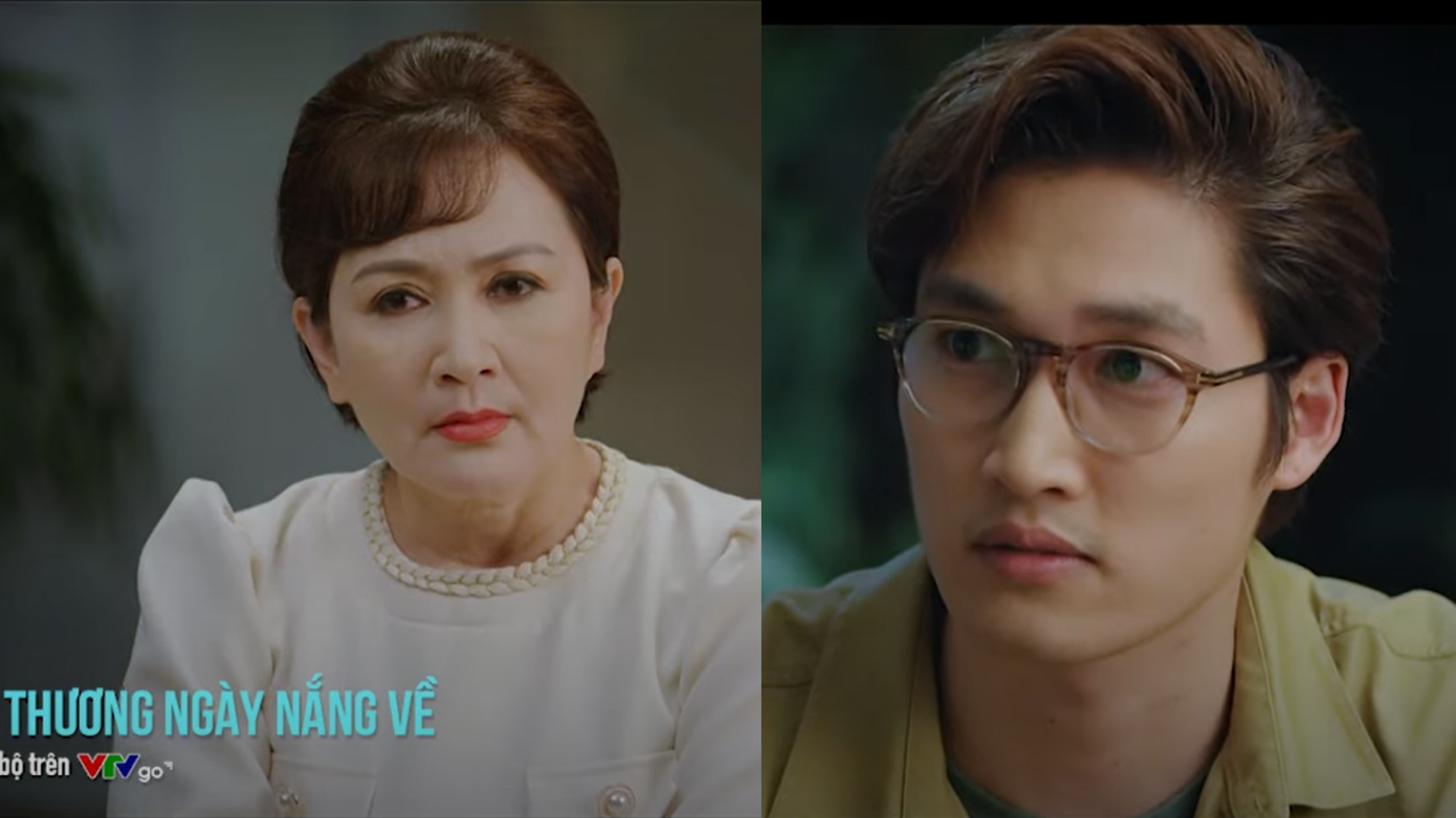 Duy bảo vệ Vân Trang trước mặt mẹ.