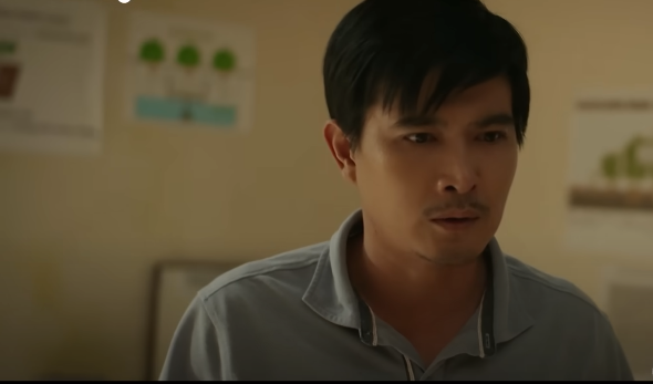 Công lạnh nhạt với vợ sau khi biết tin dữ. Ảnh: CMH.