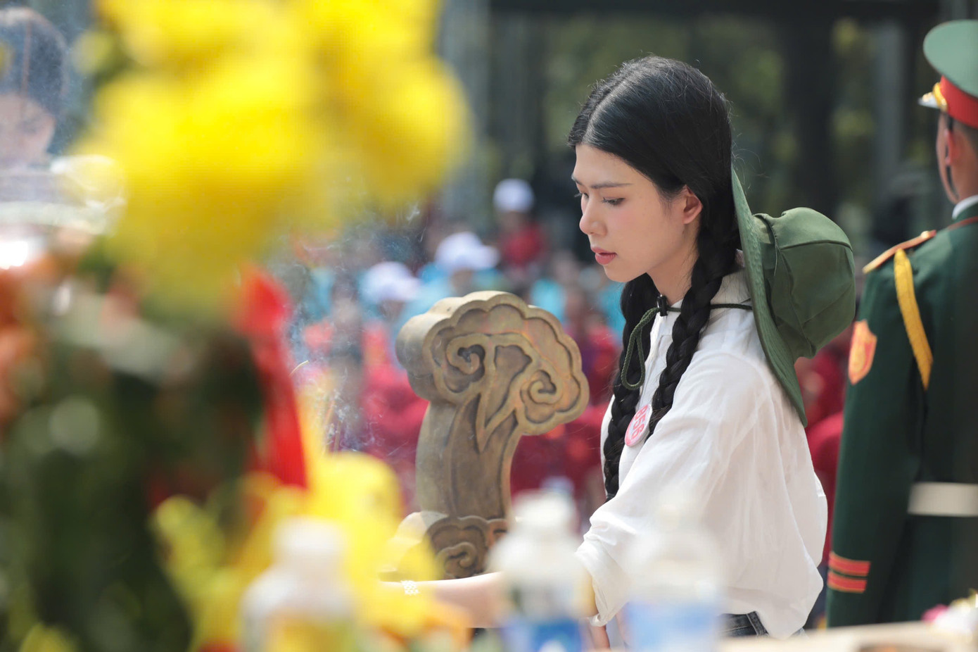 Thí sinh Hoa hậu Việt Nam 2024 viếng thăm Thành cổ Quảng Trị, Nghĩa trang Liệt sĩ Trường Sơn, sông Thạch Hãn - những địa danh gắn với trang sử hào hùng của dân tộc.