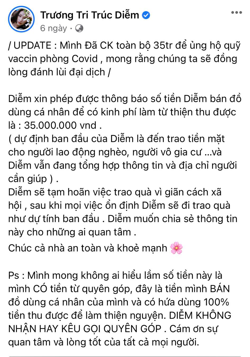 Người đẹp tổng kết số tiền vào ngày 31/5 vừa qua Người đẹp tổng kết số tiền vào ngày 31/5 vừa qua