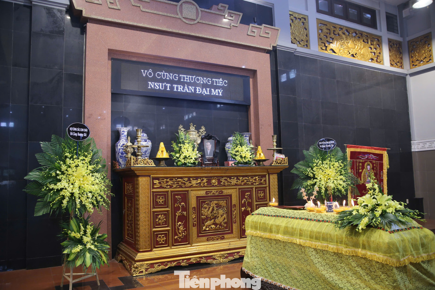 Tang lễ NSƯT Trần Đại Mý diễn ra tại Nhà tang lễ Cầu Giấy (Hà Nội). Tang lễ NSƯT Trần Đại Mý diễn ra tại Nhà tang lễ Cầu Giấy (Hà Nội).