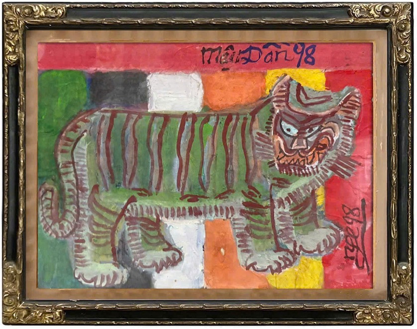 Tranh họa sĩ Nguyễn Tư Nghiêm.