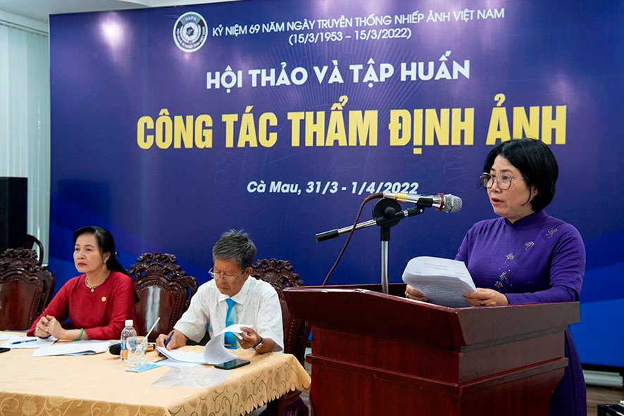 Hội NSNA Việt Nam tổ chức hội thảo và tập huấn về thẩm định ảnh. Ảnh: Hội NSNA VN. Hội NSNA Việt Nam tổ chức hội thảo và tập huấn về thẩm định ảnh. Ảnh: Hội NSNA VN.