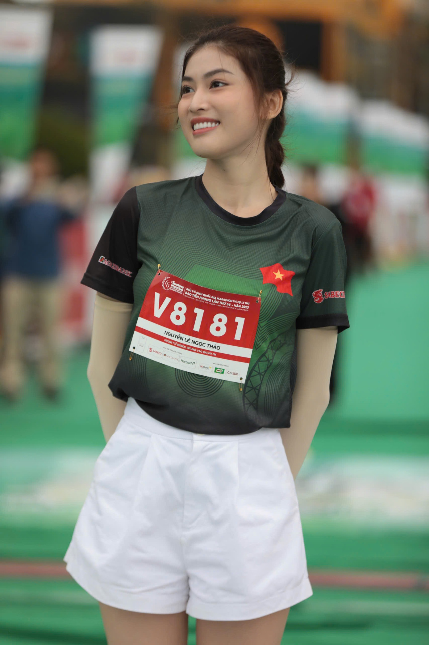 "Giải Vô địch Quốc gia Marathon và cự ly dài báo Tiền Phong lần thứ 66 - năm 2025 còn có sự tham gia của 41 thí sinh Hoa hậu Việt Nam 2024. Đó cũng là điều đặc biệt ở giải đấu. Sự năng động, tự tin của các thí sinh khiến tôi nhớ lại hành trình của mình ở Hoa hậu Việt Nam 2020. Mong rằng các cô gái có những trải nghiệm quý giá ở cuộc thi", Ngọc Thảo nói.