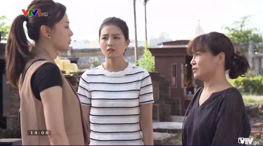 Cảnh quay giữa mẹ con bà Bích trong phần 2