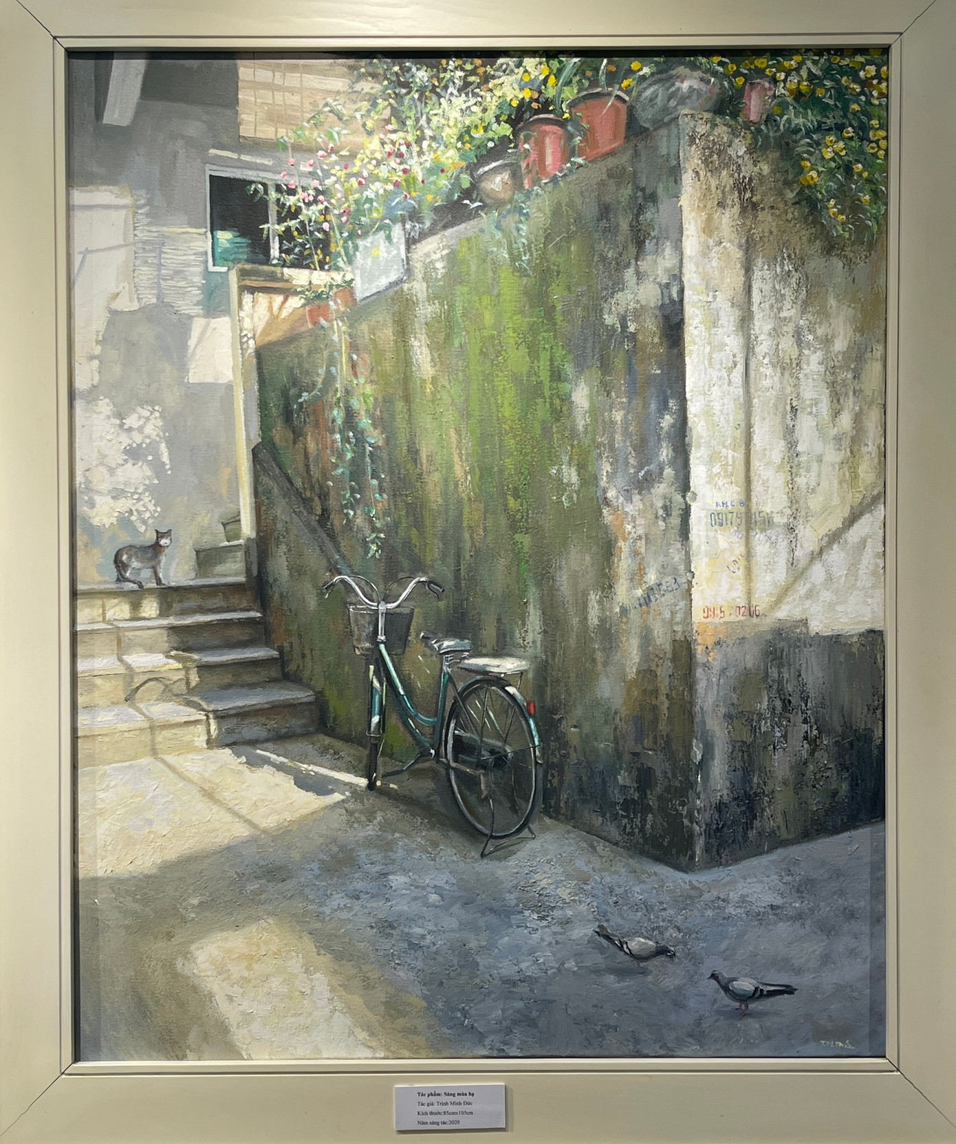 Tác phẩm Sáng mùa hạ của họa sĩ Trịnh Minh Đức.