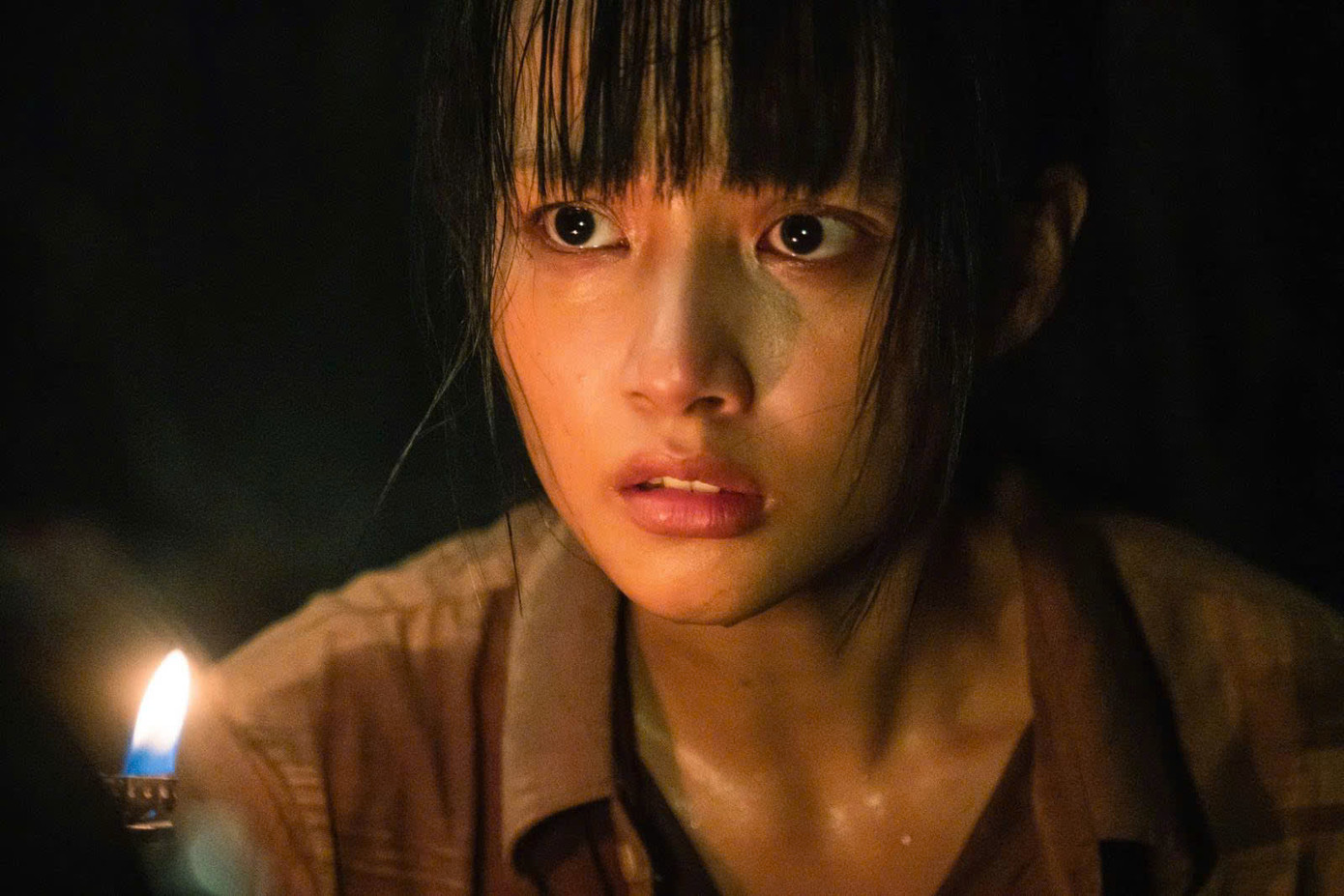 Cảnh quay của diễn viên trẻ Phương Thanh.