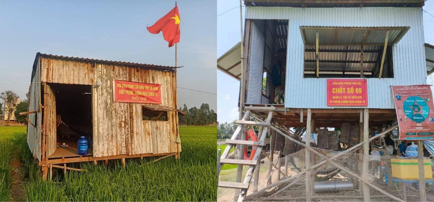 Các chốt đồn biên phòng được trao quà ủng hộ Các chốt đồn biên phòng được trao quà ủng hộ