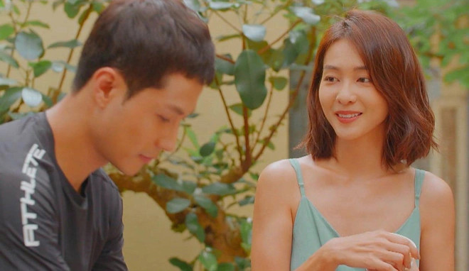 Thanh Sơn- Khả Ngân vướng tin đồn "phim giả tình thật" vì quá ăn ý trên màn ảnh nhỏ. Ảnh: VFC