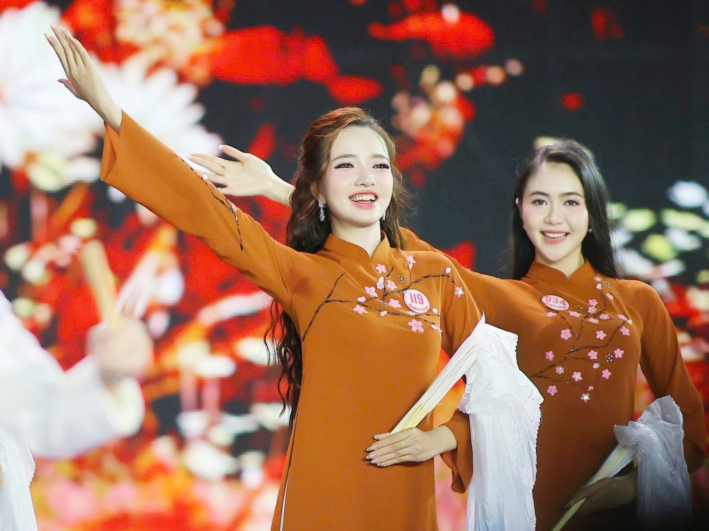 Thí sinh Võ Thị Thanh Bình đến từ Quảng Trị, có lợi thế về vũ đạo.