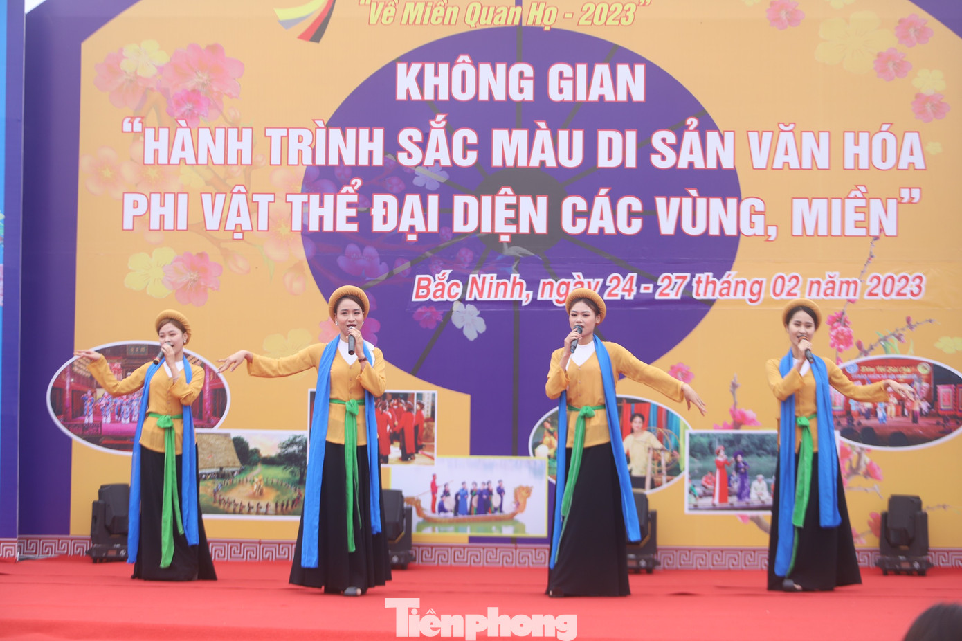 Festival Về miền Quan họ 2023 là sự kiện văn hóa, thể thao, du lịch quy mô lớn diễn ra tại tỉnh Bắc Ninh trong thời gian từ 24 đến 28/2/2023. Ảnh: TRỌNG TÀI.