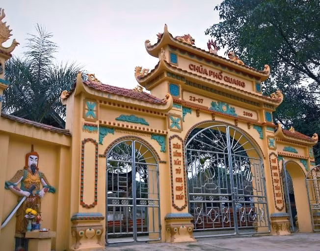 Hình ảnh ngôi cổ tự trước khi xảy ra đám cháy lớn.