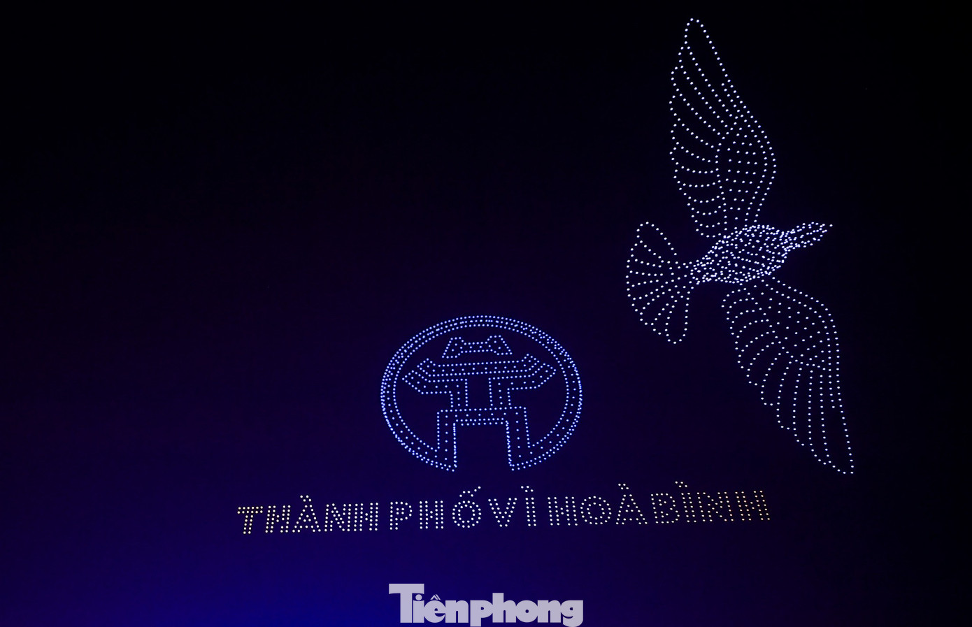 Hình ảnh chim bồ câu - biểu tượng của hòa bình.