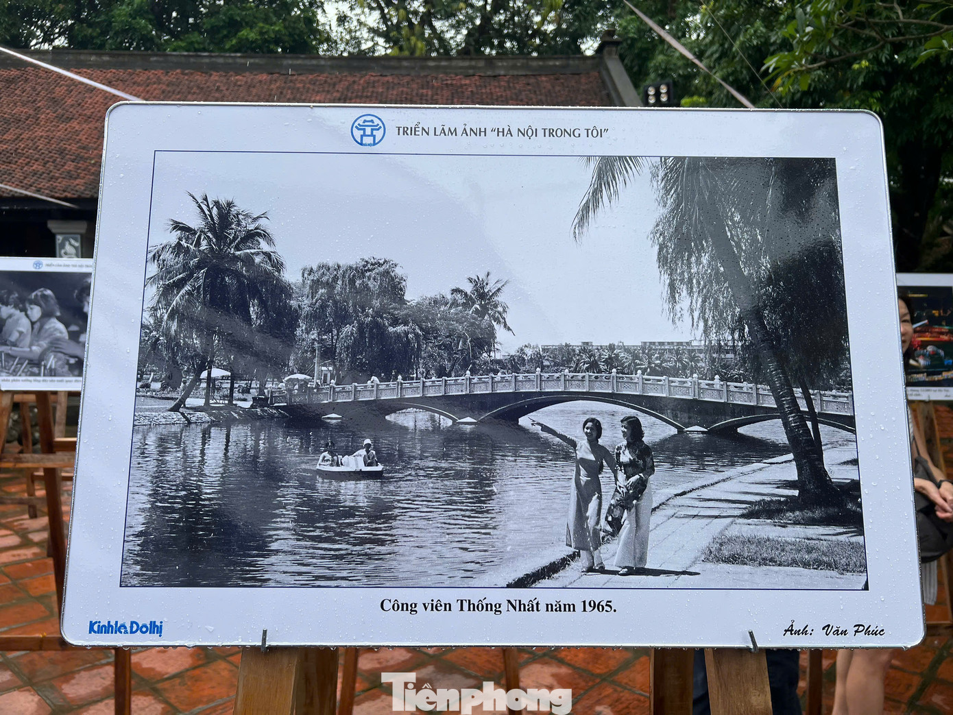 Ảnh chụp công viên Thống Nhất năm 1965 của nhiếp ảnh gia Văn Phúc - Chủ nhiệm CLB Nhiếp ảnh người cao tuổi Hà Nội.