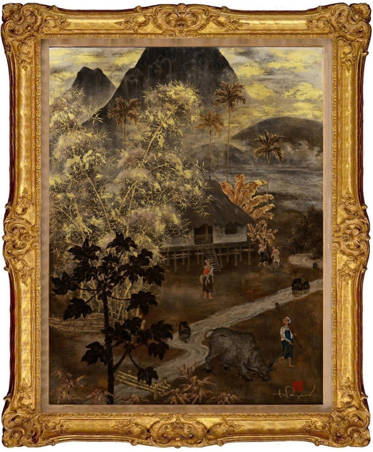 Tranh của họa sĩ Trần Phúc Duyên sẽ xuất hiện tại triển lãm.