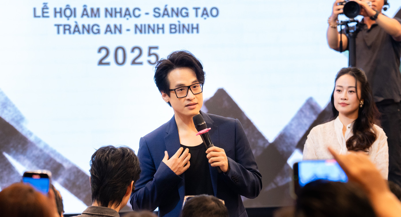 Ca sĩ Hà Anh Tuấn khẳng định các nghệ sĩ tham gia sẽ quảng bá hình ảnh đẹp về thiên nhiên, con người Ninh Bình.