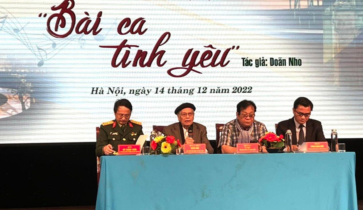 Nhạc sĩ Doãn Nho có thêm một tác phẩm ý nghĩa cho gia tài nghệ thuật đồ sộ. Ảnh: NGỌC ÁNH. Nhạc sĩ Doãn Nho có thêm một tác phẩm ý nghĩa cho gia tài nghệ thuật đồ sộ. Ảnh: NGỌC ÁNH.