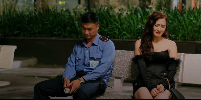 Hiếu và Nhung gặp nhau lần hai ở chung cư. Ảnh: CMH.