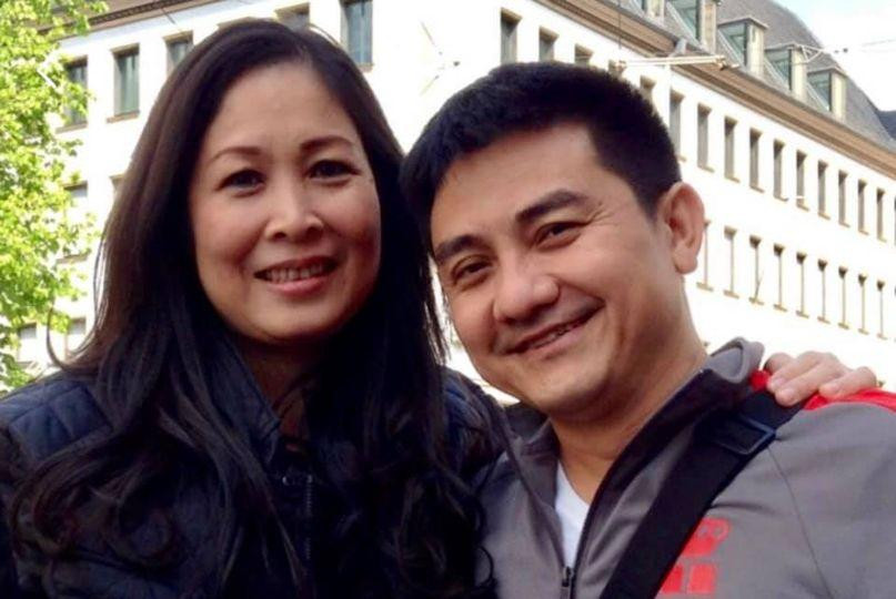 Khoảnh khắc thân thiết của hai chị em được nghệ sĩ Hồng Vân đăng tải