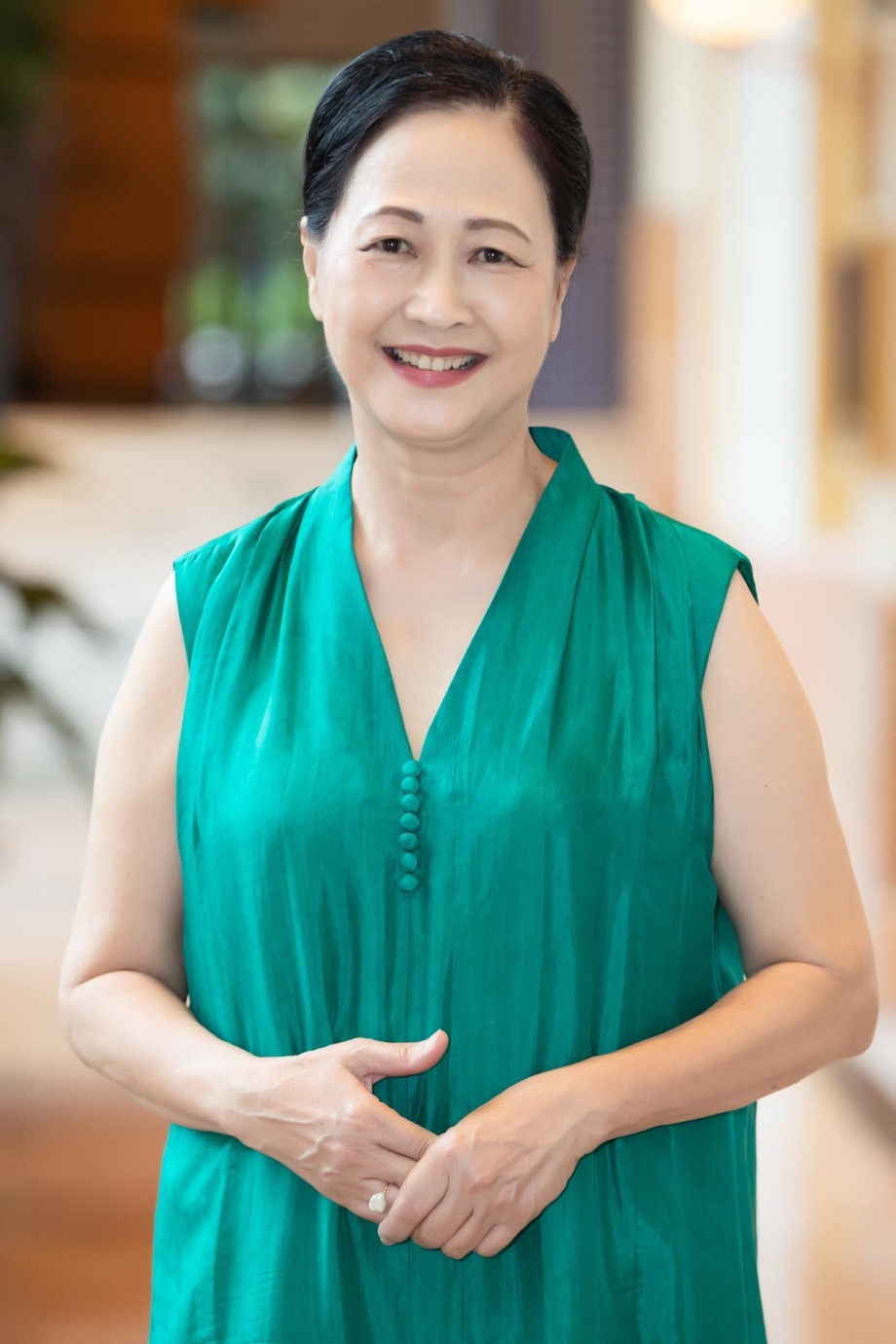 NSND Như Quỳnh và NSƯT Vũ Tự Lẫm hiện tại.