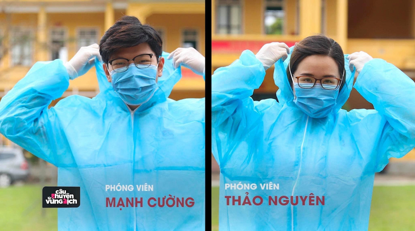 Những hình ảnh đáng nhớ khi tác nghiệp trong mùa dịch.