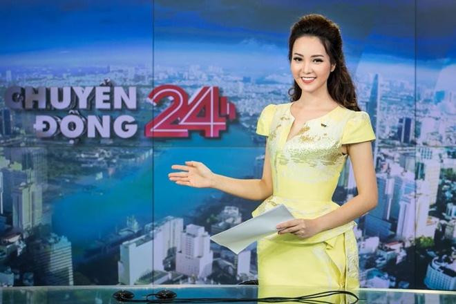 Á hậu Thụy Vân là gương mặt MC quen thuộc trong nhiều chương trình của VTV.