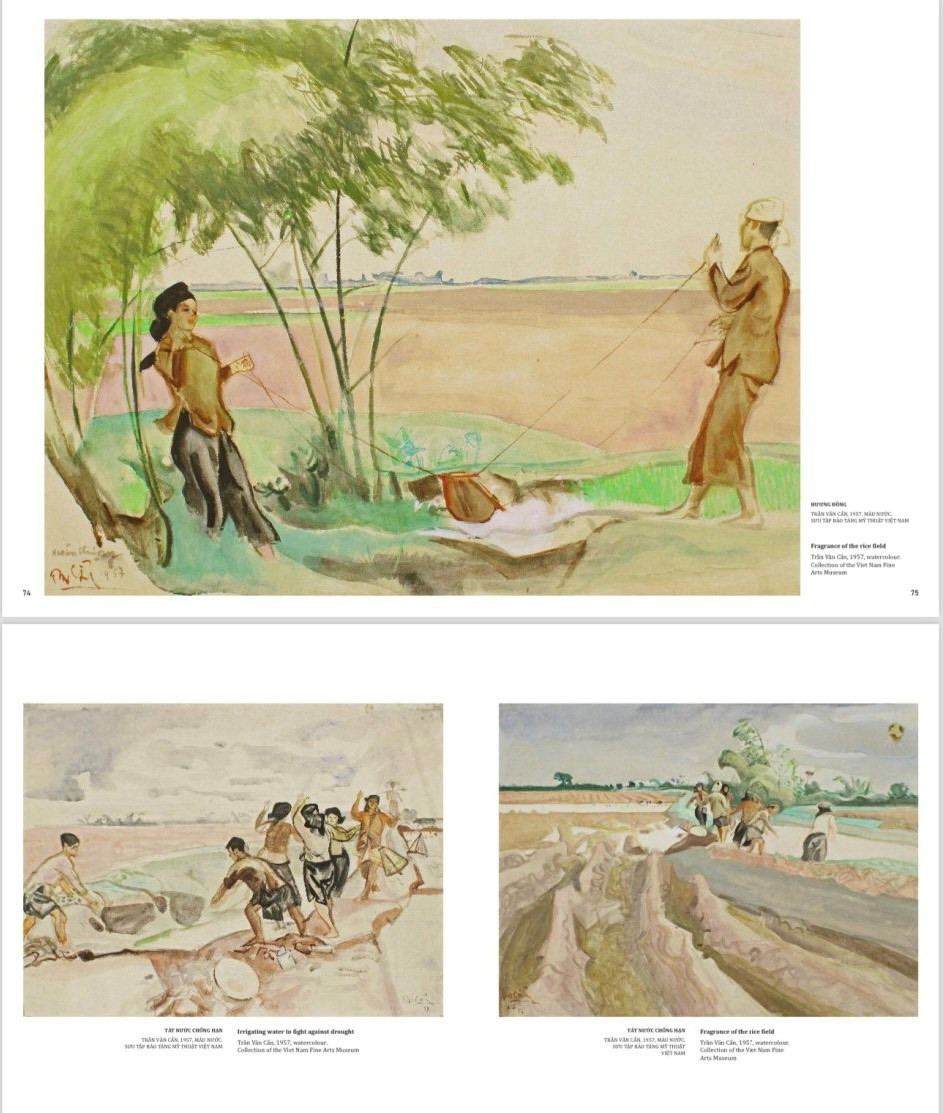 Các tác phẩm của Trần Văn Cẩn đi theo ba mệnh đề gồm lịch sử, di sản và xã hội. Các tác phẩm của Trần Văn Cẩn đi theo ba mệnh đề gồm lịch sử, di sản và xã hội.