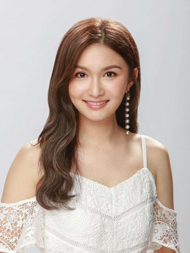 Ái nữ của Quan Lễ Kiệt sở hữu gương mặt khả ái, ngọt ngào.