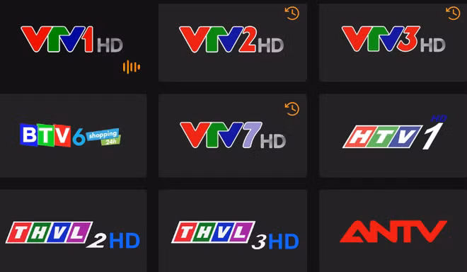 Kênh VTV2 và VTV3 xuất hiện trên TV360 và MyTV.