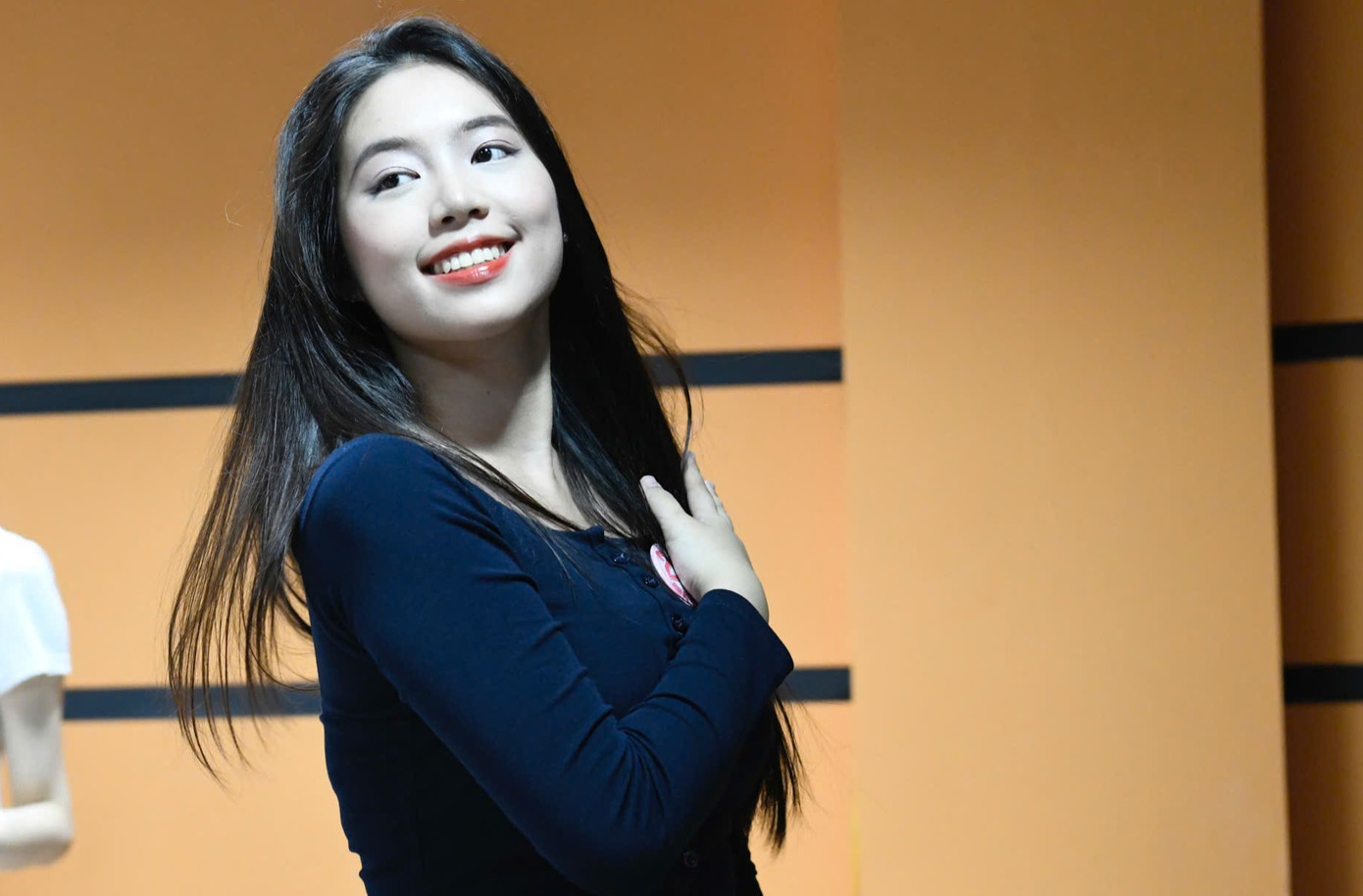 Thí sinh Trần Ngọc Châu Anh có khả năng cảm nhạc tốt.