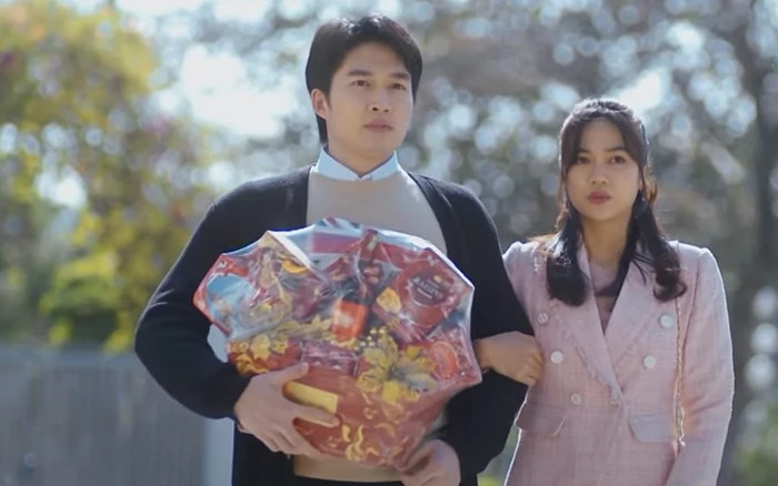 Đình Tú, Anh Đào được khen đẹp đôi, tương tác ăn ý trên màn ảnh nhỏ.