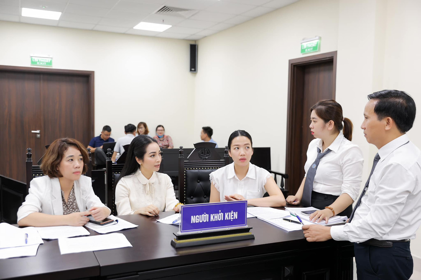 Đại diện Vietart tại phiên sơ thẩm.